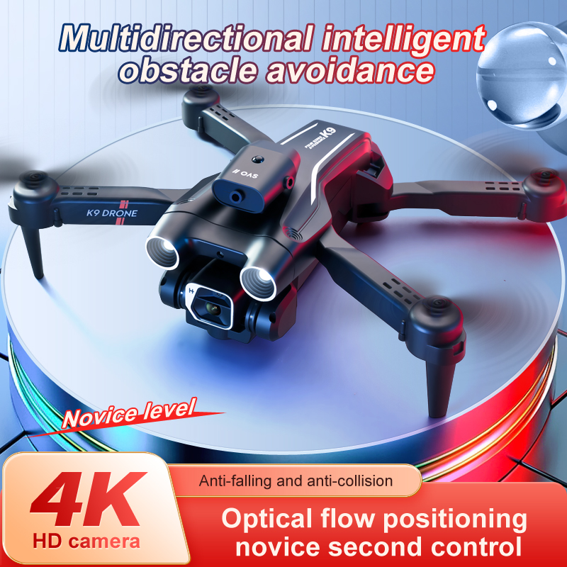 

Professional K9 Pro Mini Drone 4K HD Dual Camera WIFI FPV Dron 360 All-round Obstacle Avoidance Smart Follow Foldable Quadcopter RC Drones K9Pro