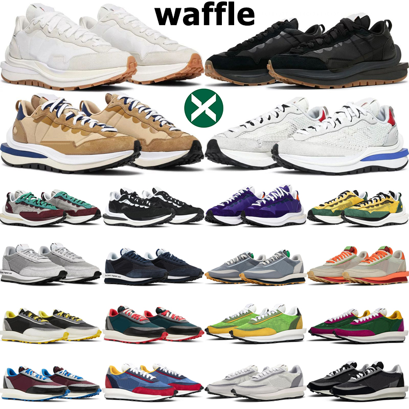 

vaporwaffle LD waffle casual shoes men women Black Sail Gum Sesame Blue Void Game Royal Tour Yellow Pine Green White Nylon mens trainers sports sneakers