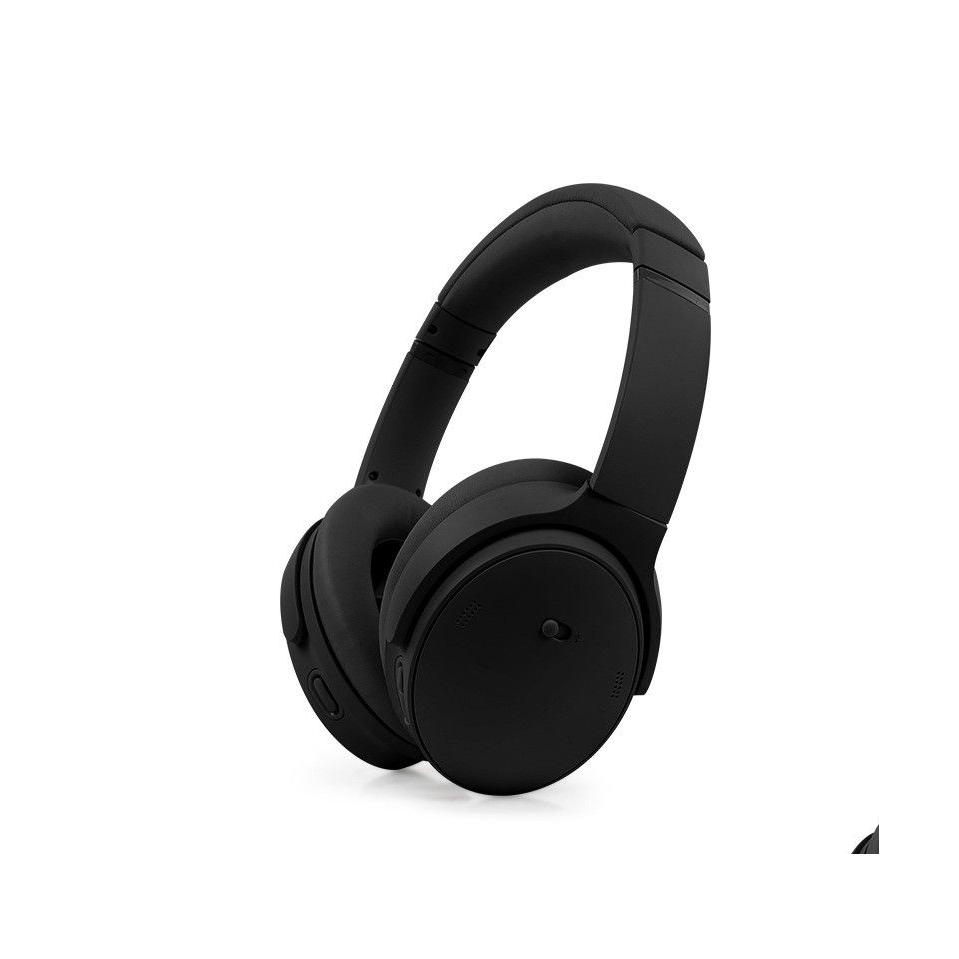 

Headphones Earphones Qc45 Wireless Bluetooth Headsets Online Class Headset Game Sports Card Fm Subwoofer Stereo Drop Delivery Elect Dh2Ez, Black