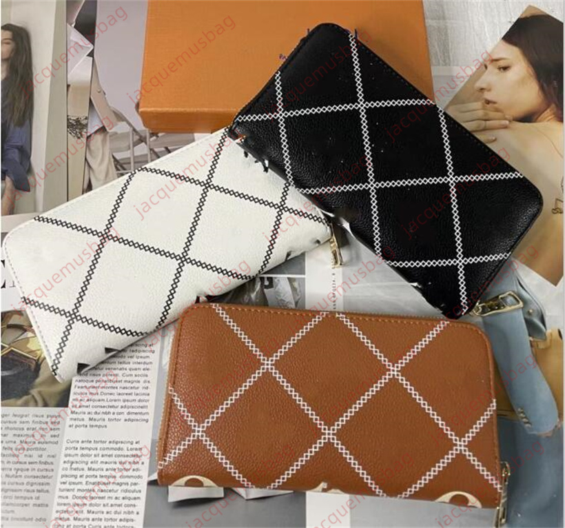 

Designers short long wallets cardholder leather Monograms purse clutch bag Credit Card Holder Louise Viuton wallet Men Women wristlet cardholders coin pocket