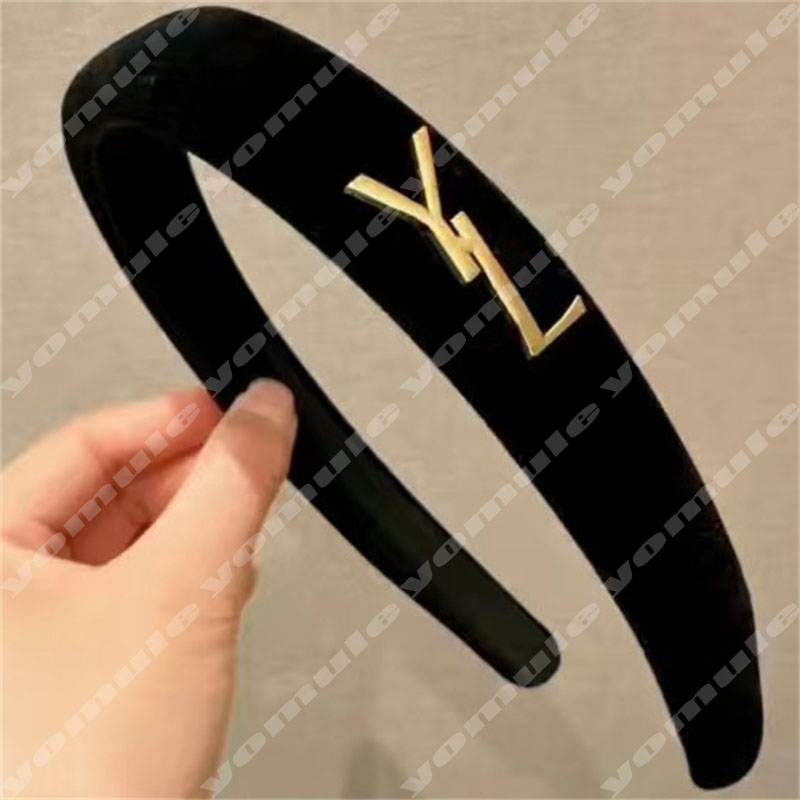 

Fashion Women Hair Clip Designers Headbands Velours Hair Ornaments Letter Bobby Pin Luxury Brand Headband Girl Retro Hair Hoop