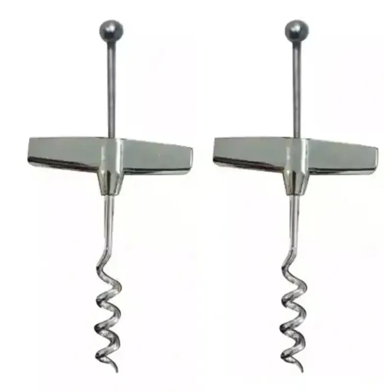 

Zine Alloy Manuel Kitchen Bar Red Wine Bottle Openers Corkscrew Add Beads DIY Handmade Decorative Spiral Beadable Bottle Opener