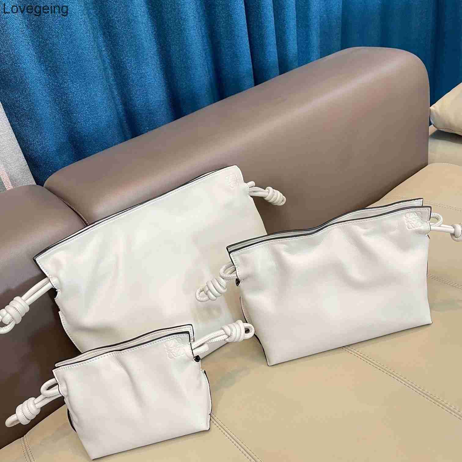 

Purpose Single Flamenco Totes Designer Crossbody Bag Large Candy 2023 Women's Loews Shoulder Bags Multi Cowhide Fashion Mini Style 98jc, White