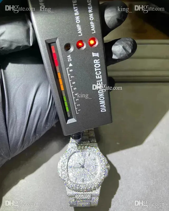 luxury mens watch for men movement watches designer watches moissanite VVS diamond man watch montre luxe iced out automatic watch women orologio