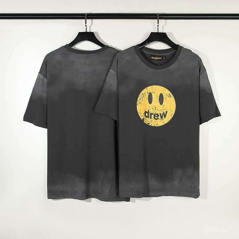 

Skatehouse Smiling Face American Small Fashion Brand Summer Cotton Casual Loose Couple Short Sleeve T-shirt Ins Men and Women, 3290 vintage black