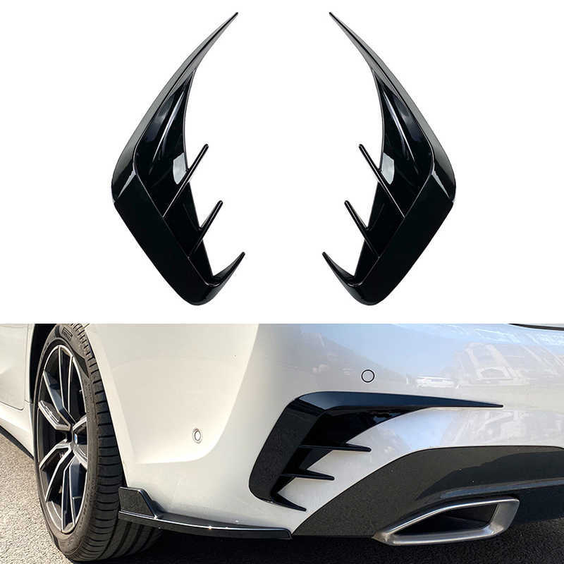 

New Carbon Fiber Car Rear Bumper Spoilers Diffuser Side Spoiler Canard Splitter ABS For BMW G20 G28 M Sport 318i 320i 330i 2019-2022