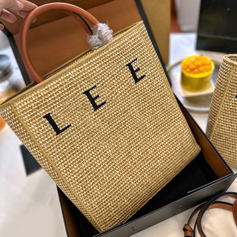 

2 Size Women Raffia Totes Handbags Womens Handbag Designer The Tote Luxurys Designers Bags Shoulder Bags Crossbody Bag Purses 305Z, 18x21cm