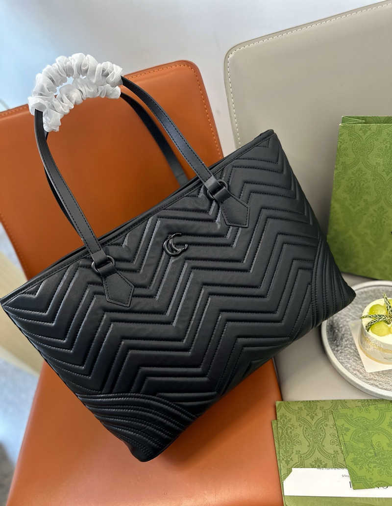 

5A Real Leather GG Ophidia Large Shopping Bag Black Hardware Marmont Women Shoulder Crossbody Bags Designer Handbag Onthego Totes Luxury Lady Purses, Add box + dust bag