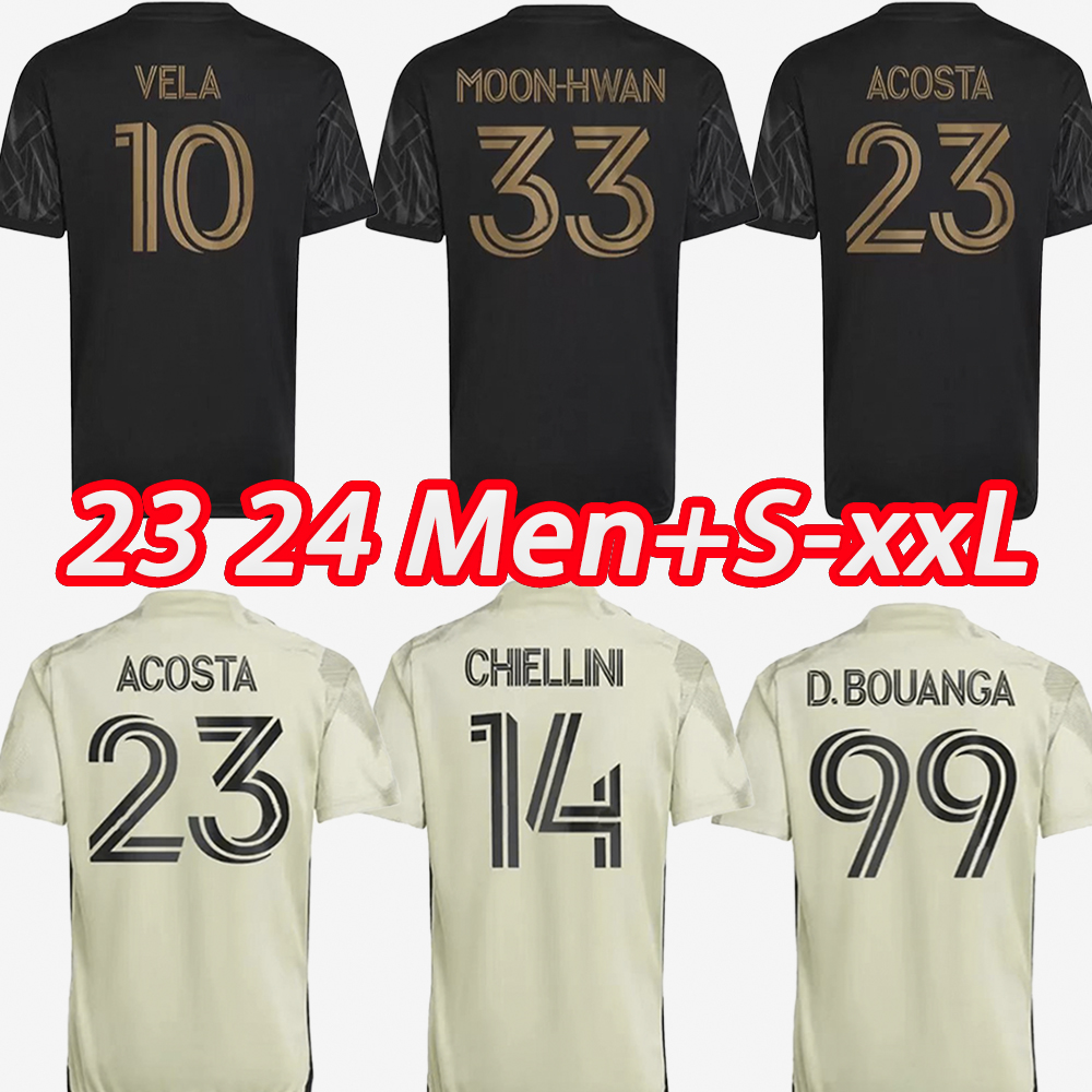 

2023 2024 LAFC Away VELA soccer jerseys 23 24 Fan and Player Version CHIELLINI ACOSTA D BOUANGA KAYE ROSSI Los Angeles FC men kids kits Football shirts, Ginella #8