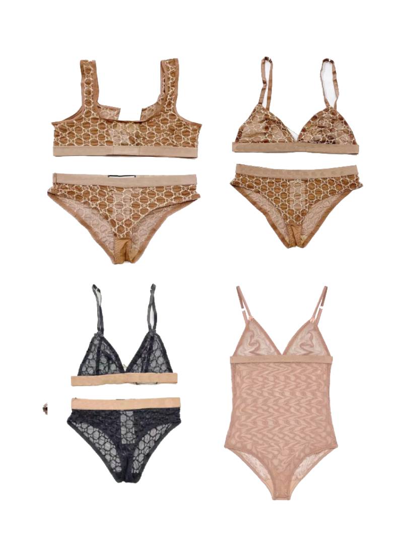 

Luxury G Letter Mesh Underwear Home bras sets lace lingeriesTextile Sexy Bikini Bras Sets ultra-thin underwear bikini designer Sexy Beach Bikinis swim suit