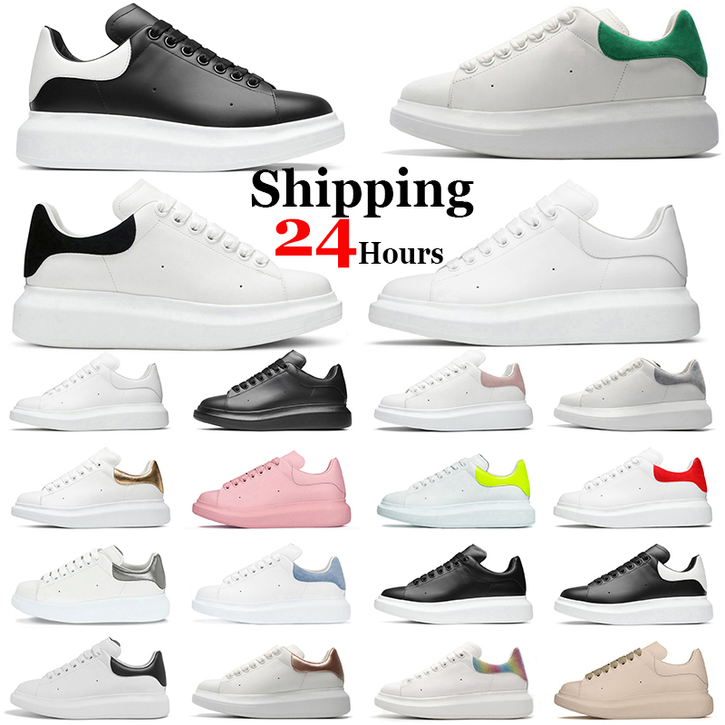 

luxury designer casual shoes alexander womens mens trainers mc queens Suede Leather Black White Green Red Gold Grey Pink outdoor Sports Sneakers, 36-40 pink suede