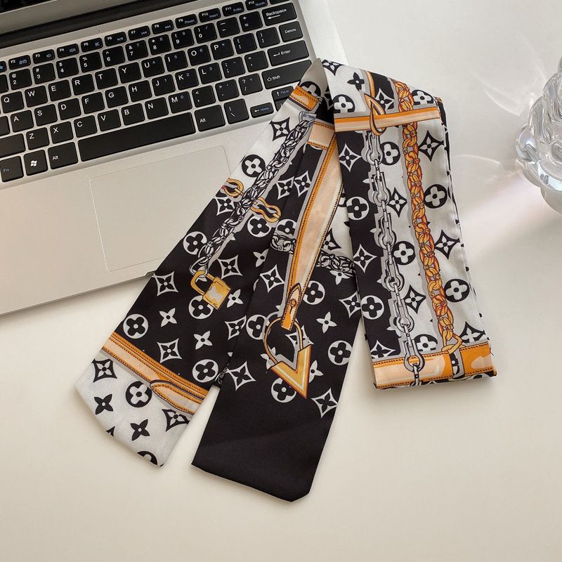 

Top designer woman Silk Scarf Fashion Letter Headband Brand Small Scarf Variable Headscarf Accessories Activity Gift size 112-8CM