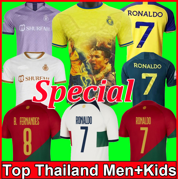 

2022 Al Nassr FC soccer Jerseys Special Portuguese Ronaldo 2023 22 23 CR7 Gonzalo Martinez Talisca Ghislain Konan Vincent men Football shirt Men kits, 4th