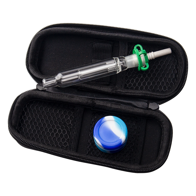 

Vaping_Dream NC030 Glass Water Bong Smoking Pipes 10mm Ceramic Quartz Banger Nail Clip Dabber Tool Silicon Jar Bag Set Shisha Atomizer Dab Rig Pipe