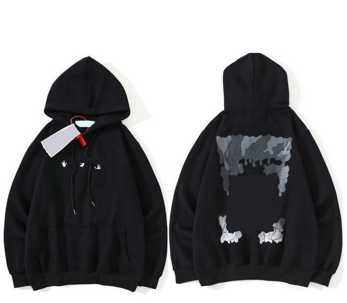 

Fashion Mens Loose Offs Hoodies High Quality Brand Classic Sweatshirts Hoodie Cotton Pullover Long Sleeved Back Oil Paint Arrow x Men Women Tops Hooded Jacket W3i5, 18