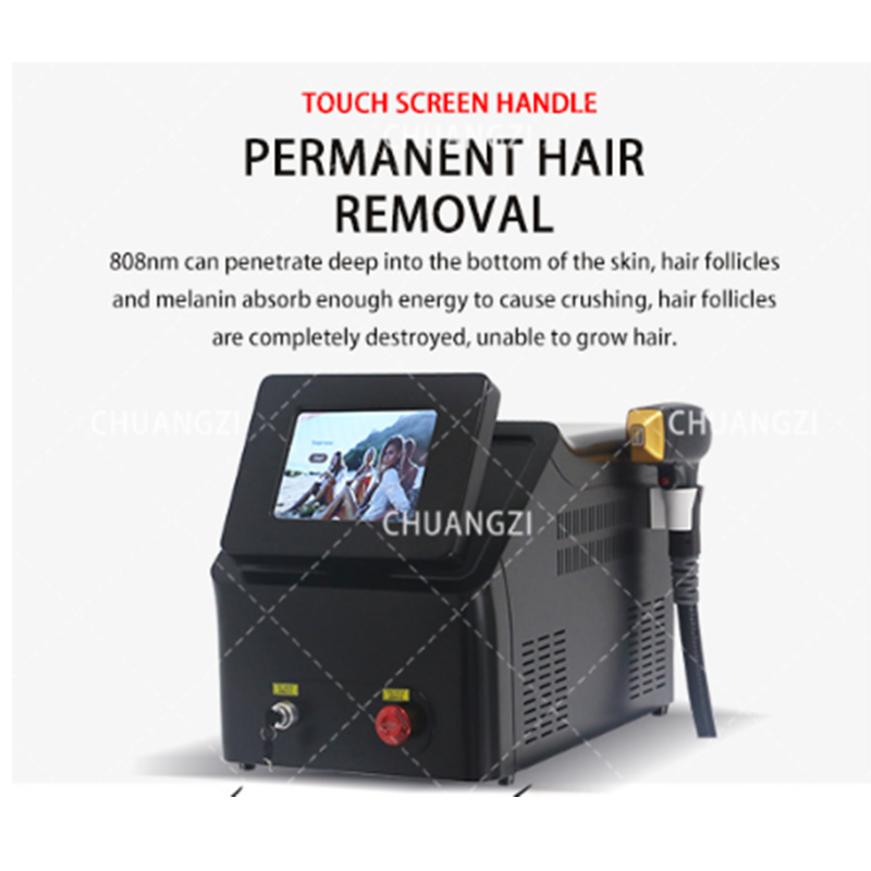 

2023 Newest 808 Diode Laser Hair Removal Machine Ice Platinum Titanium Diode Laser Beauty device