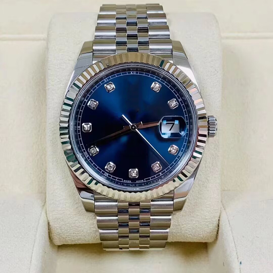 

41mm Mens Automatic Watch Woman Watches Sapphire Couple Wristwatches Full Stainless Steel 2813 Mechanical Movement Luxury Diamond Watchs 126334 Orologio Di Lusso, 16#