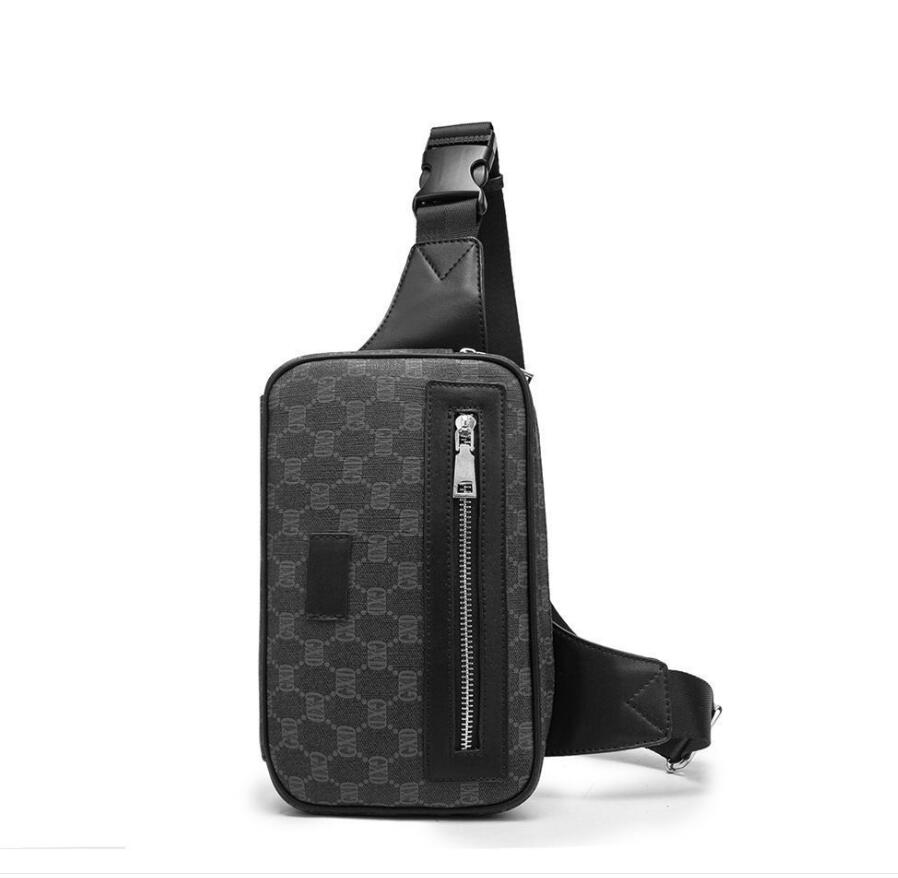 

Men Women Waist Bags Leather Sport Runner Fanny Pack Belly Waist Bum Bag Fitness Running Belt Jogging Pouch Back Grid Bags, Black