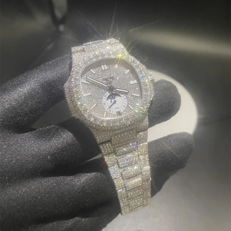 

luxury mens designer watch for men movement watches moissanite watch Mens Watch diamond iced out watch montre homme automatic Montre de luxe l138, Screwdriver [one]