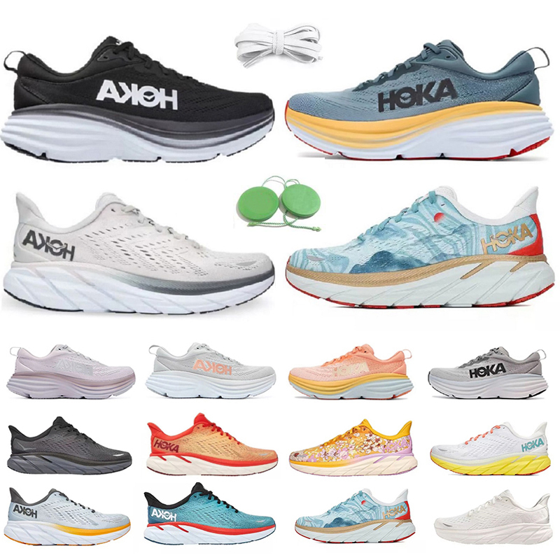 

Hoka One Bondi Clifton 8 Men Running Shoes Sneaker Black White Orange Amber Yellow Goblin Blue Red Cool Grey Men Women Outdoor Trainer Sports Sneakers, Color#28