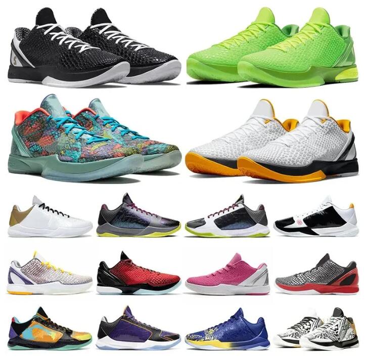 

2023 Mamba Zoom 6 Protro Grinch Basketball Shoes Men Bruce Lee What If Lakers Big Stage Chaos 5 Rings Metallic Gold Mens Trainers Sports Outdoor Sneakers, 17