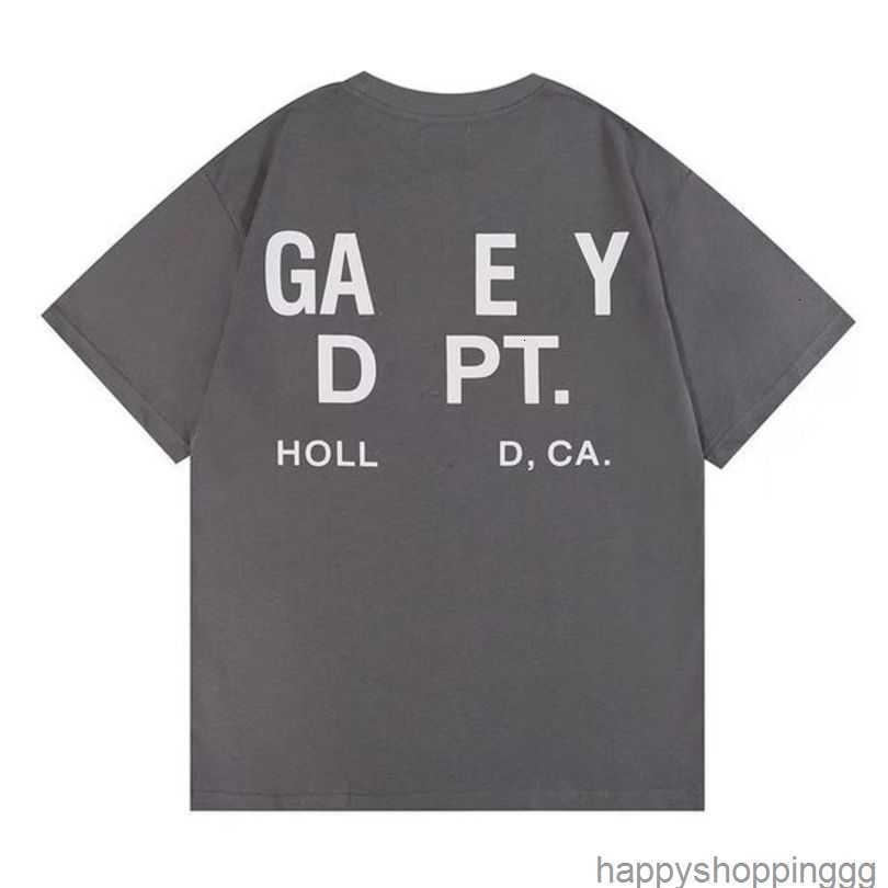 

Men' T-shirts Summer Tees Designer Galleryes Depts Shirt Alphabet Print Trendy Trend Basic Casual Fashion Loose Short T-shirt Half Sleeve 2023 I43zT8YO, Apricot fh-6001