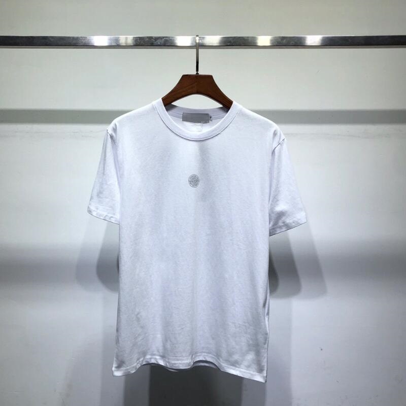 

Letter embroidery patch logo T-shirts casual cotton men t shirts outdoor male tops high quality size -XXL black white