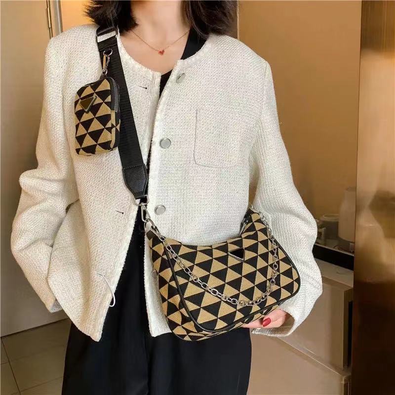 

Sale 3 piece high quality Shoulder Bags high quality nylon Handbags Bestselling wallet women bags Crossbody bag Hobo purses 01, Customize