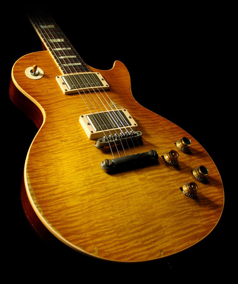 

best factory china lp guitar Custom Shop Collectors Choice #1 Gary Moore Aged 1959 Unburst Butterscotch OEM