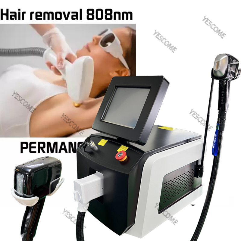 

Popular Home Beauty Instrument 2000W 808 Diode L-ase-r Body Hair Removal Machine Alexandrite 3 Wavelength 755/808/1064nm Face Hair Remove For Salon Epilator