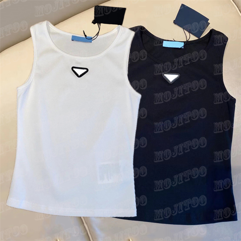

Letter Badge T Shirts Tank Top For Women Summer Sleeveless Sports Vest Outdoor Gym Yoga Tanks Tops, White