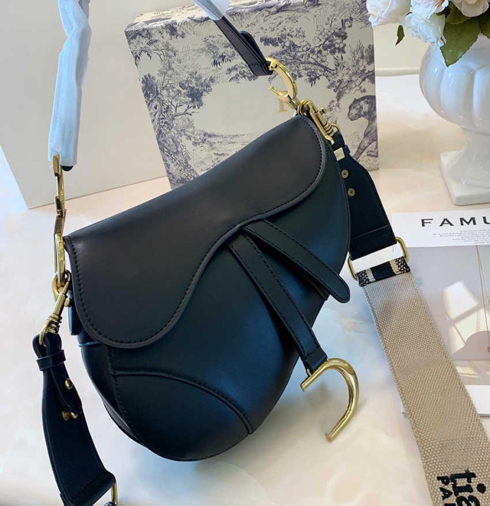 

Evening Bags Shoulder Bags Designer bags saddles bag 5A shoulder crossbod vintage handbags satchel luxury leather black gold hardw6315295, Yellow