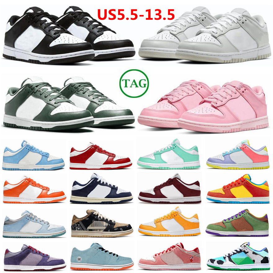 

Mens 2023 Sb Casual Shoes Lows Panda Sneakers Black White Green Glow UNC Veneer Triple Pink Valentines Day Chicago Frog Grey Dunks Low Sports Women Trainers Size 36-48, 20