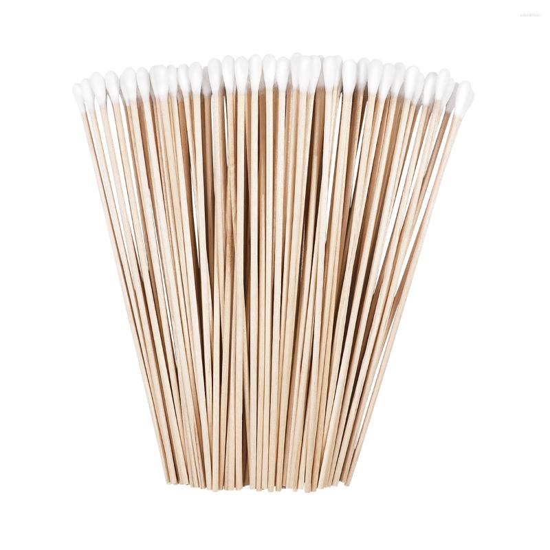 

Makeup Sponges Cotton Swabs Wooden Sticks Stick Swab Eyebrow Slim