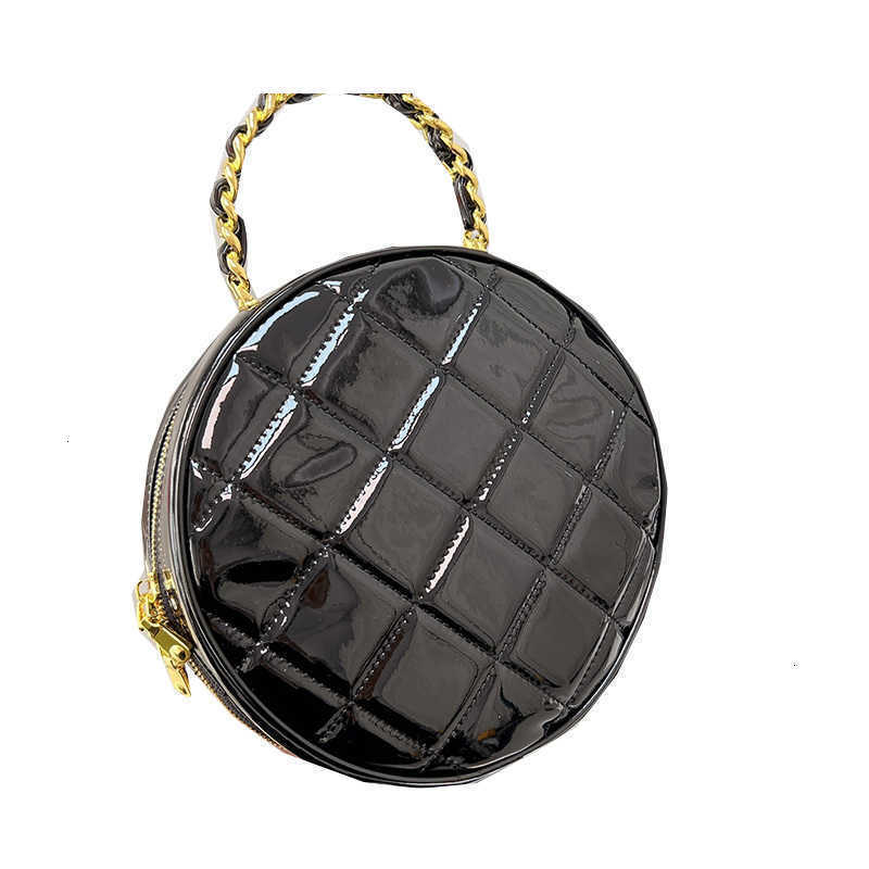 

Evening Bags CC Bag Luxury Brand Totes Spring Round Style Valentine Day Bags Classic Top Handle Totes Quilted Patent Leather Clutch Mini Cosmetic Case Vanity Pocket L, Box