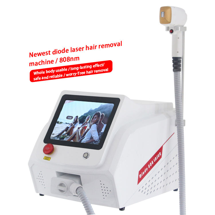 

Popular Home Beauty Instrument Professiona Newest 808nm Diode Hair Removal Machine Laser Desktop Beauty Equipment 3-wavelength 755nm 808nm 1064nm