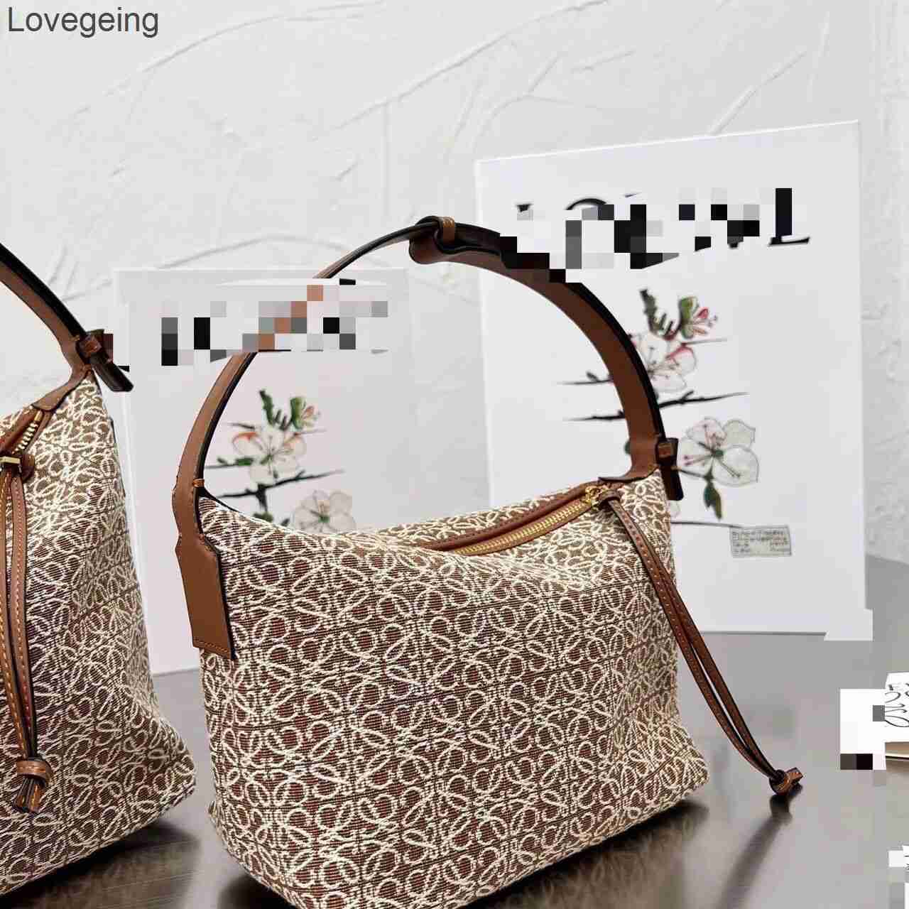 

Cubi Underarm One Bags Designer Anagram Totes Lunch Bag Jacquard Canvas Cutout 2023 Shoulder Handbag Loews A7cp, Green 21cm