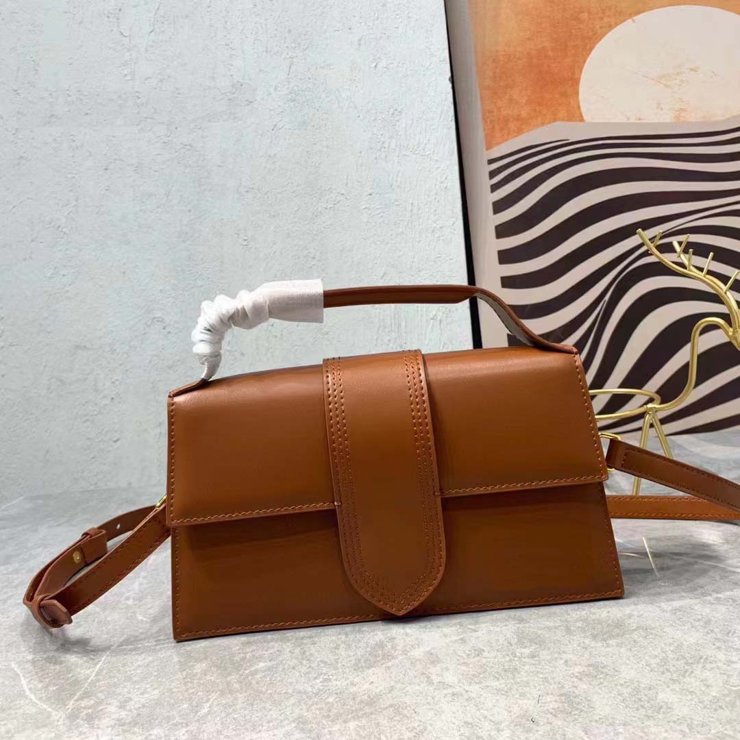 Sac à main de luxe sacs à bandoulière designers en cuir rabat à main velours bamnino palmier motif tote le bambinos long noeud longue version