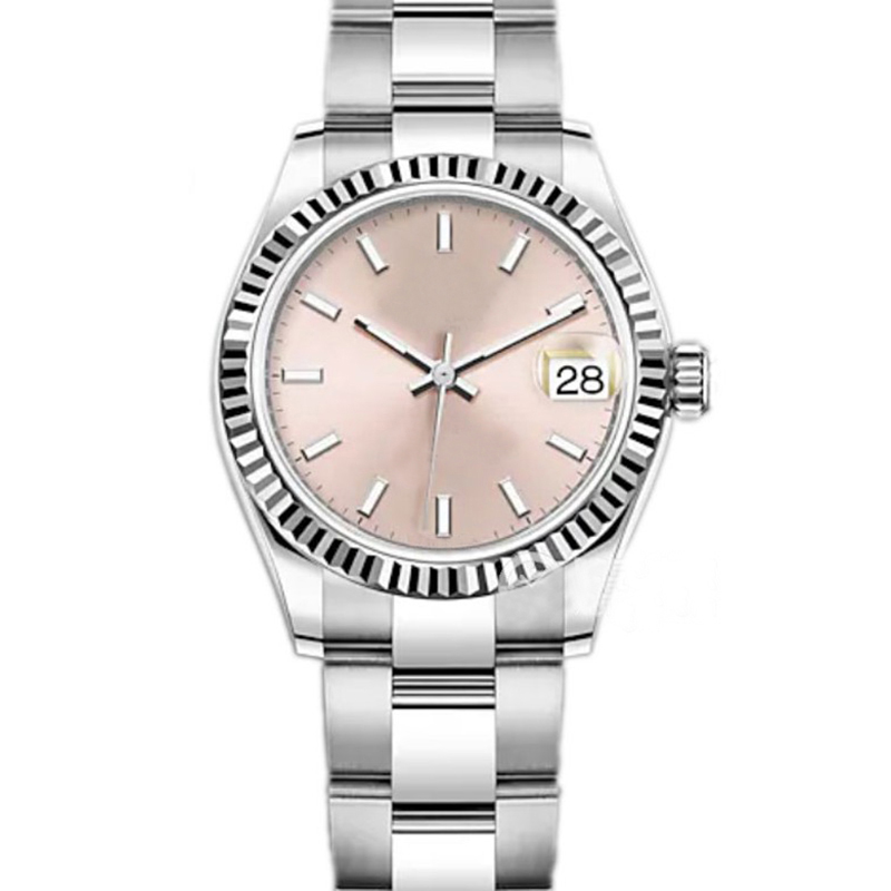 

Women Womens 31mm Watches Sapphire Diamond Iced out Sports Stainless Steel Oyster Jubilee Band Automatic Movement Mechanical Luxury Watch Master Wristwatch, 10
