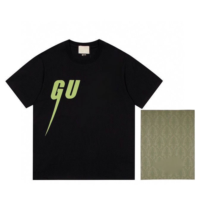 

Designer Letter T-Shirt for Men and Women - Luxury Fashion in Black, Sizes -XXL, Oversized Fit, with Matching Shorts