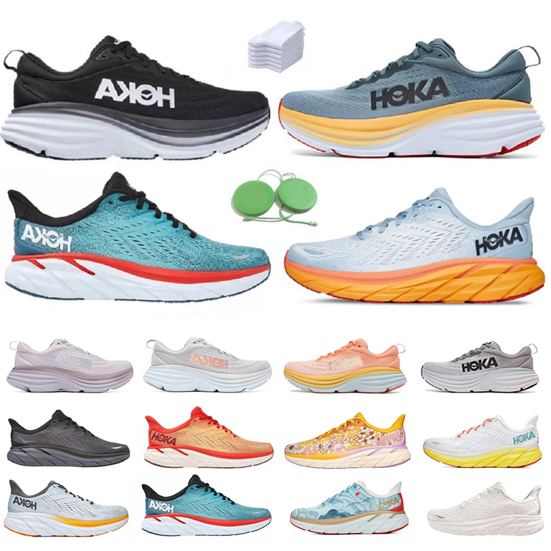 

Hoka One Bondi Clifton 8 Men Running Shoes Sneaker Cool Grey Triple Black White Orange Amber Yellow Goblin Blue Red Men Women Outdoor Trainer Sports Sneakers 36-45, Color#3