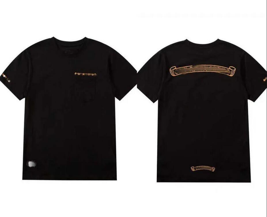 

Men's T-shirts Luxury Classic Mens t Shirts Ch Brand Fashion Men Sanskrit T-shirt Horseshoe Heart Cross Designer Tshirts Man Hip Hop Chromes