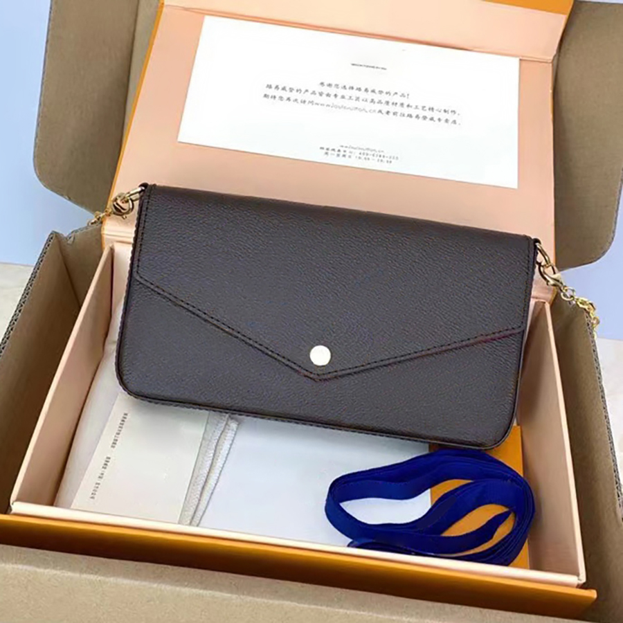 

Designer Chain Bag Luxury Crossbody Bag handbag Genuine Leather Shoulder Bag Top-level Replication Lady's purse With Box WL010, M61276