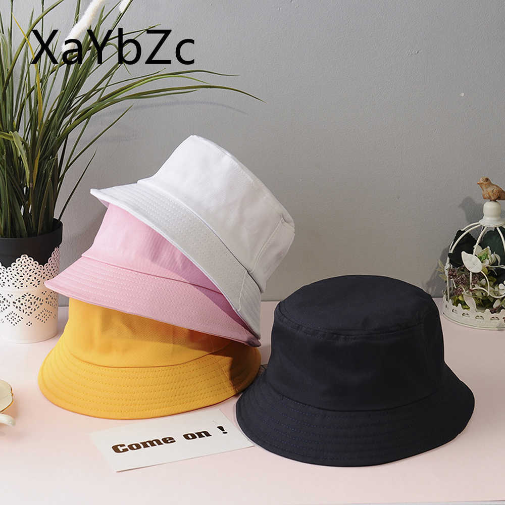 

HBP New Hats Wide Unisex Brim Cotton Bucket Hat Women Summer Sunscreen Panama Men Pure Color Sunbonnet Fedoras Outdoor Fisherman Beh Cap P230327, Pink