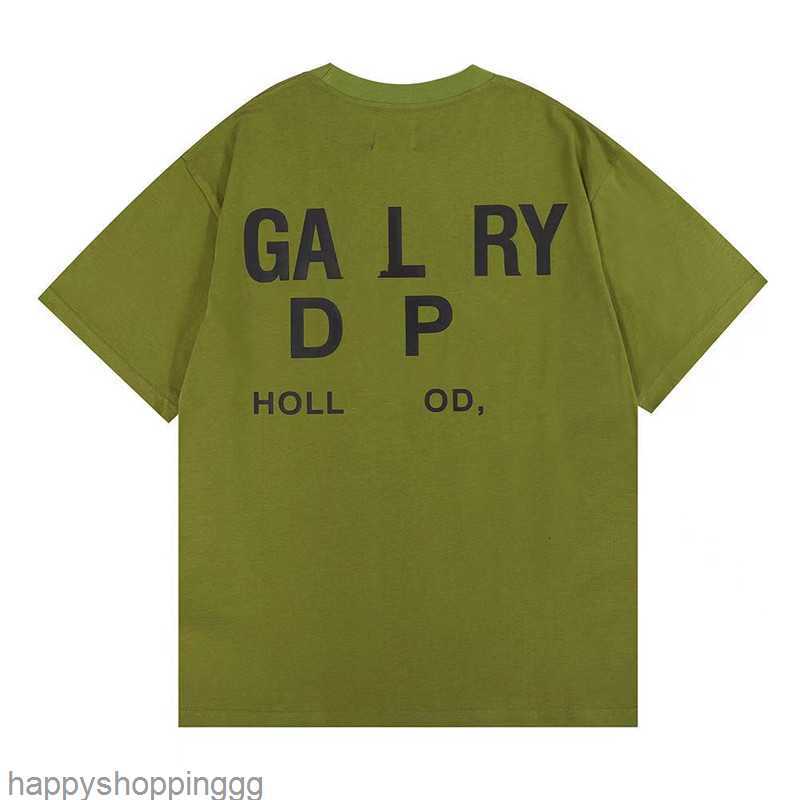 

Men's T-shirts Designer Galleryes Depts Shirt Alphabet Print Trendy Trend Basic Fashion Short T-shirt Half Sleeve Tees, White fh-6001