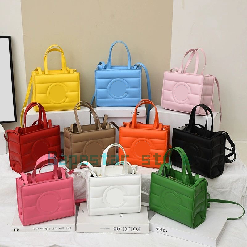 

Designer Telfars Shoulder Bags Soft Leather Pillow Mini Handbags Women Handbag Crossbody Luxury Tote Fashion Shopping Purse Satchels Bag Evening bags, Red