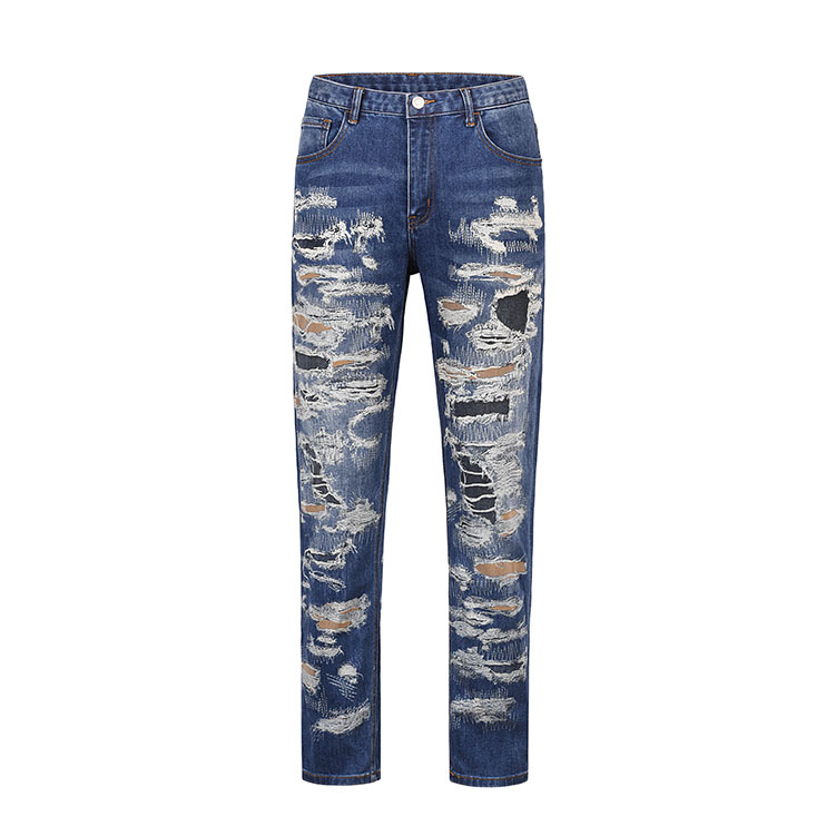 

Nice Quality Men's Jeans Fashion Hip Hop Pants Trousers 2023 Top, Blue