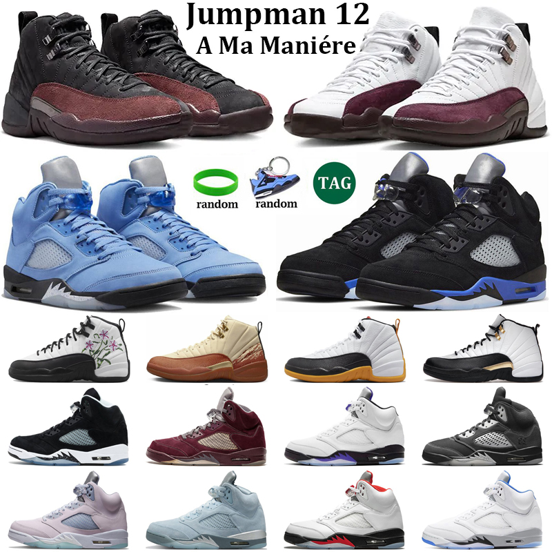 

Jumpman 5s 12s Basketball Shoes for Men Women 5 12 retro jumpmans Sneakers Racer University Blue mens Oreo Bluebird OG Black Metallic sports trainers, Sku_#21