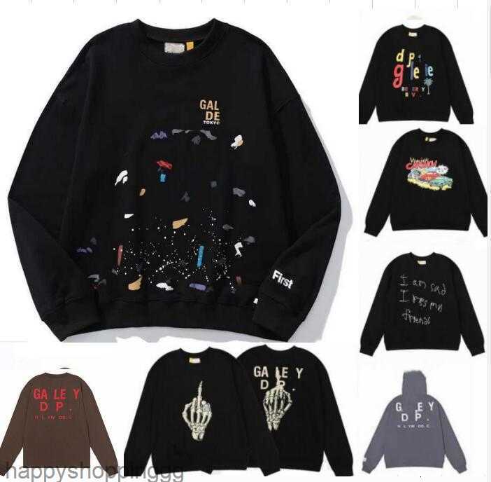 

Sping Mens Hoodies Sweatshirts Designers Galleryes Depts Fashion Trend Classic Letter Printed Hoodie Womens High Street Cotton Pullover Tops Clothes Sweatshirt, A15