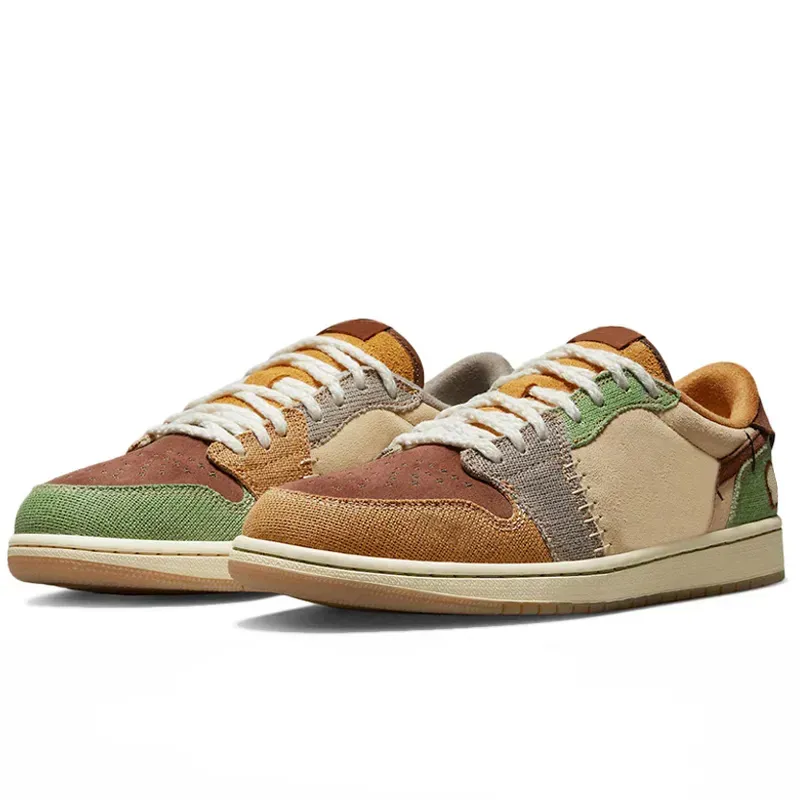 

SB Duks Designer Shoes 1 Low OG Basketball Shoes 1s Year of the Rabbit Brown Sail Men Women Sports Outdoor Sneakers, 01